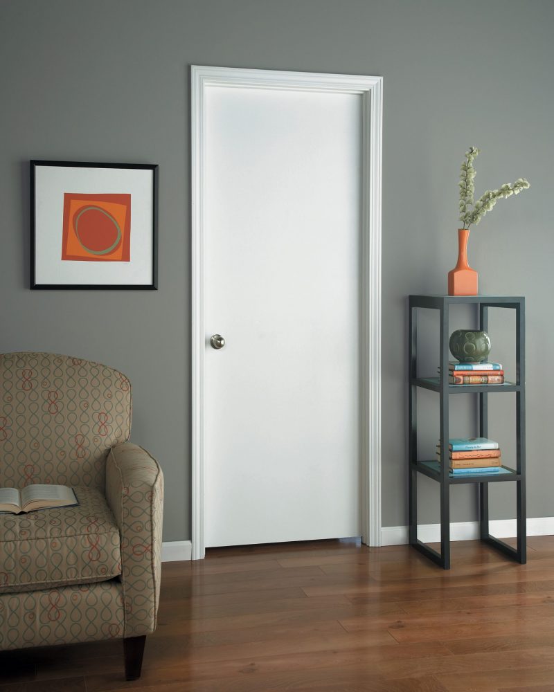 flush interior door for home