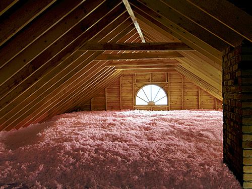 new attic insulation