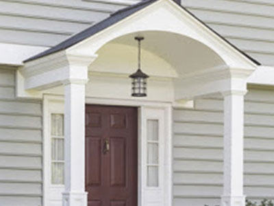 Porticos In Front Of House