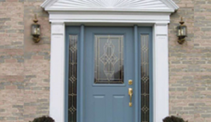 Blue Steel Entry Door