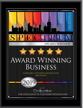 The City Beat News Spectrum Award of Excellence in Customer Satisfaction