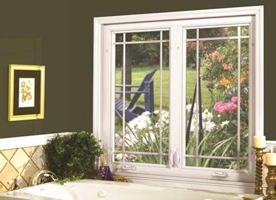 Casement Windows - Unified Home Remodeling Green Room With White Framed Casement Windows