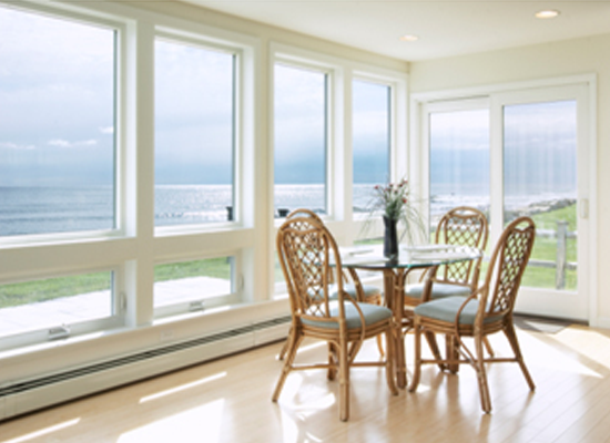 White Framed Casement Windows