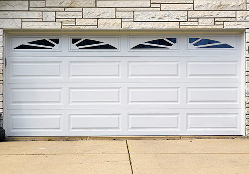 White Garage Door