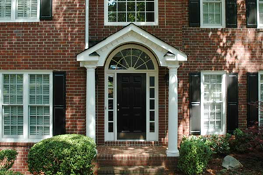 Gabled Roof Portico