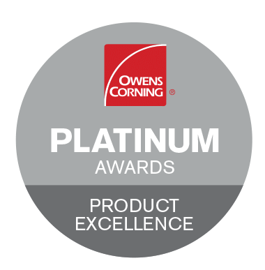 Owens Corning Platinum Awards Product Excellence