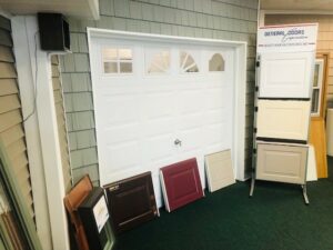 White Garage Door At The Unified Home Remodeling In Patchogue