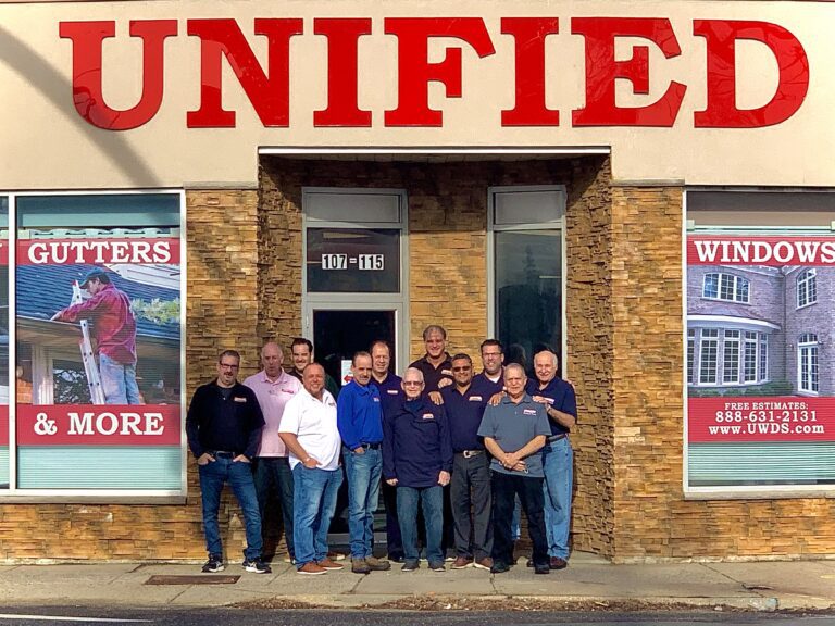 Storefront ans staff of Unified Home Remodeling