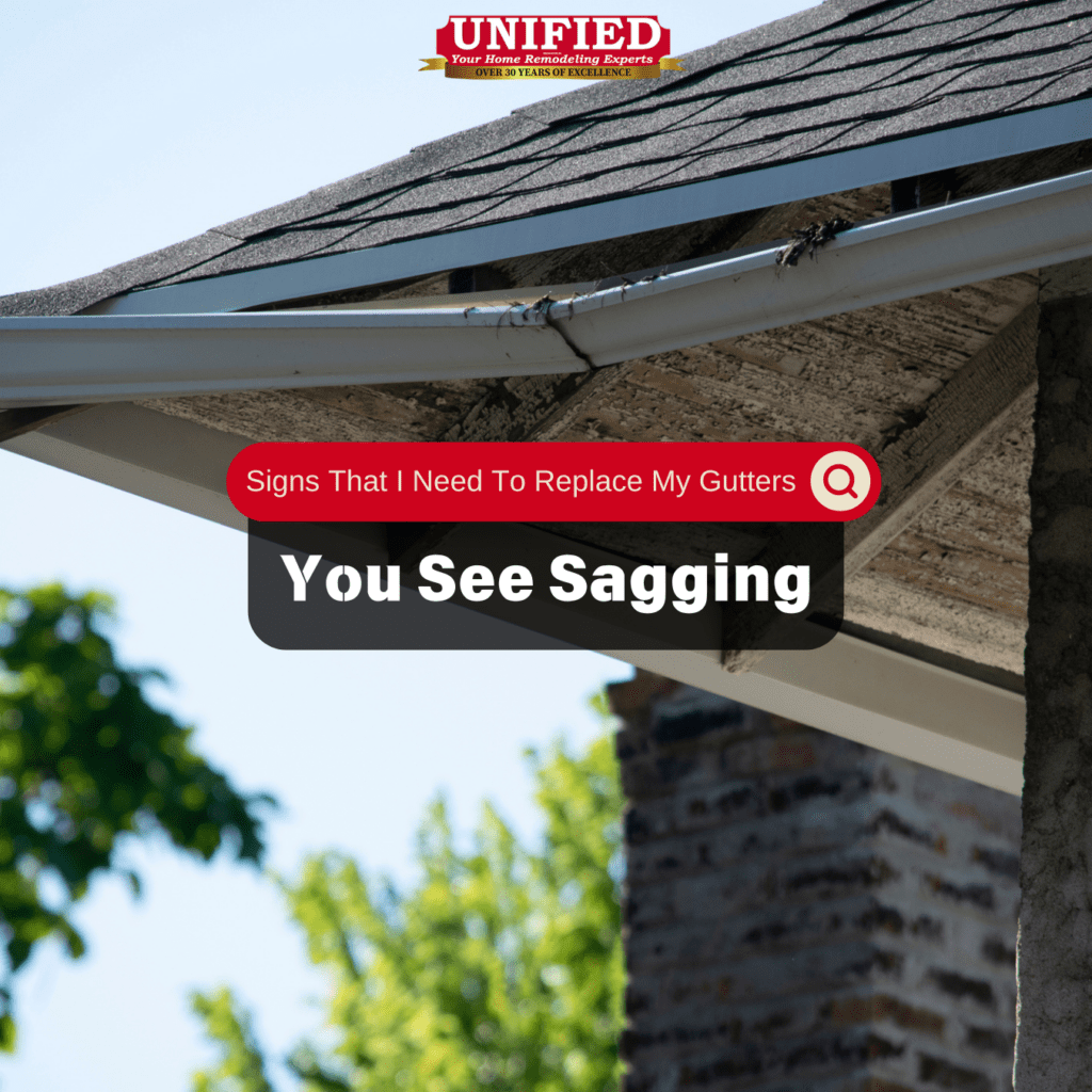 When to Replace Gutters: 7 Signs It's Time for New Gutters (And How to Spot Them) - Unified Home Remodeling Unified Home Remodeling - Call Us At 1-888-631-2131