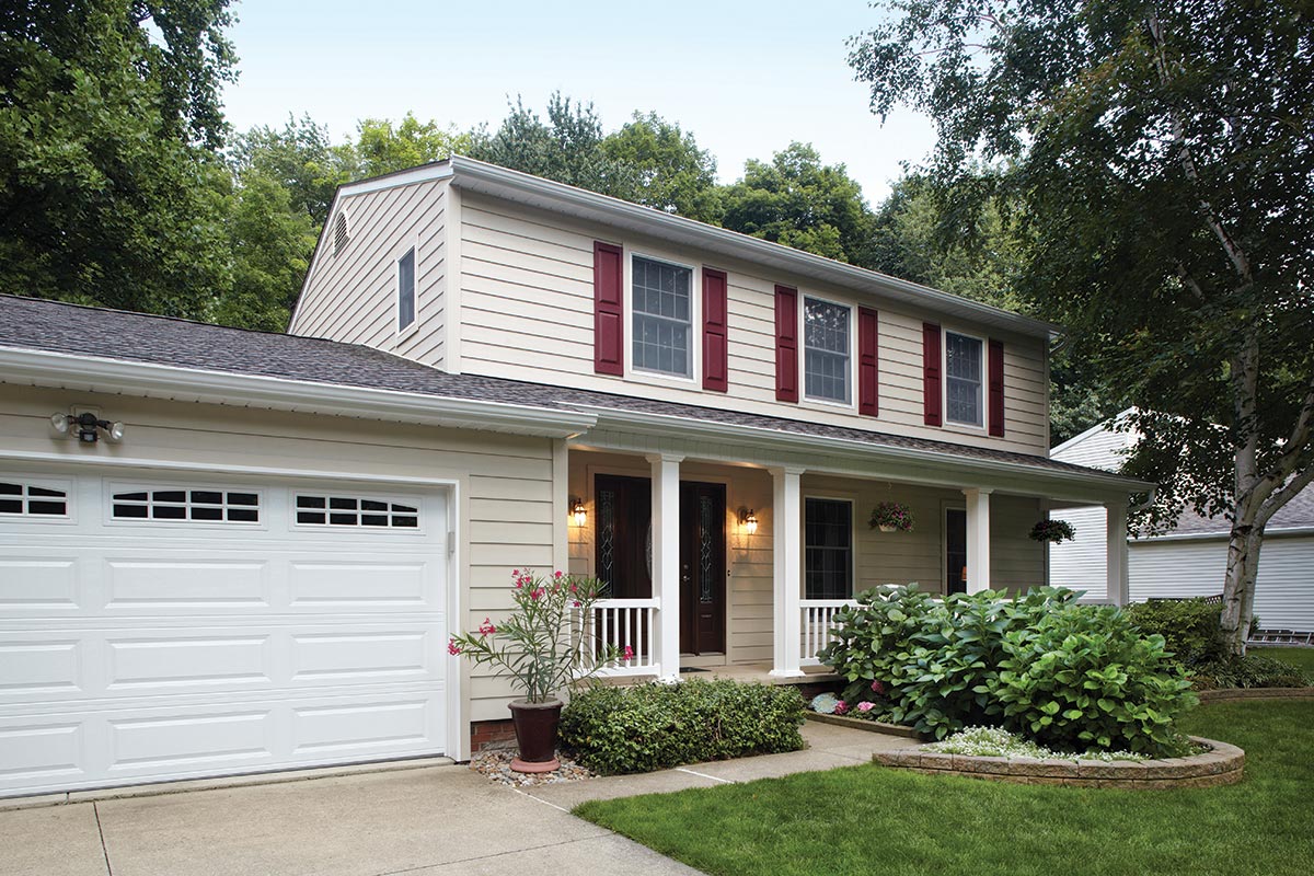 2-story home with Everlast siding