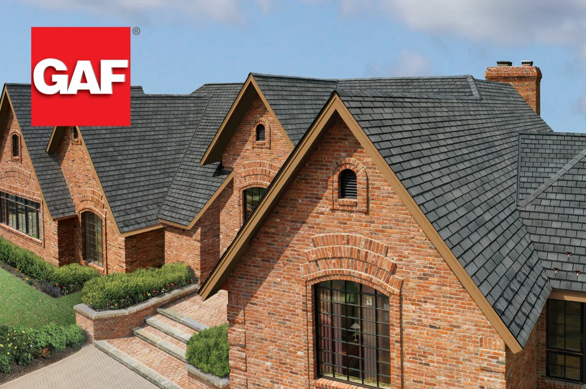 Timberline HDZ&reg; shingles installed on a home, showcasing their dimensional design and durability.