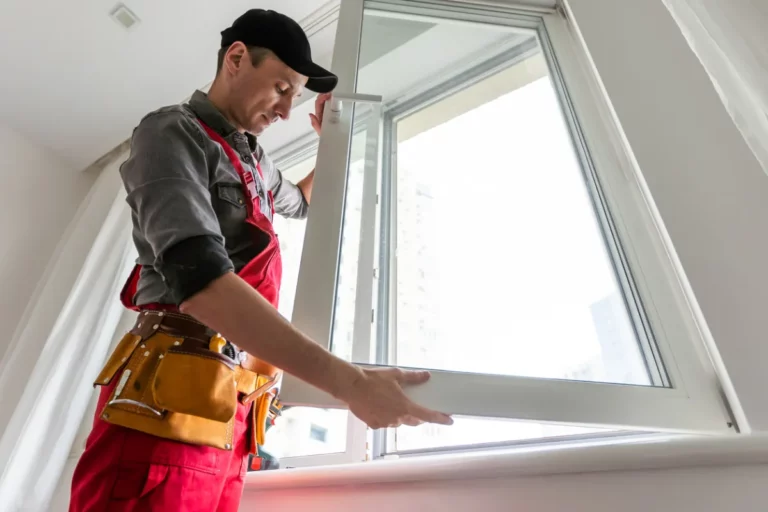 Window Replacement - Unified Home Remodeling Window installer fitting a replacement window inside a Westchester County New York home